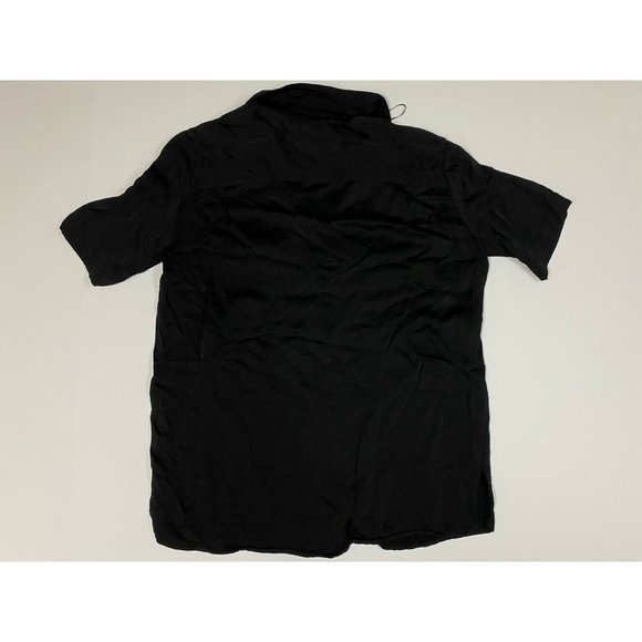 zara button down shirt mens m black - Picture 5 of 6